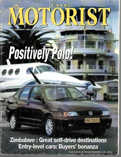 AA RSA-THE MOTORIST MAGAZINE-MARCH 1997-AS PER SCAN-VERY GOOD CONDITION