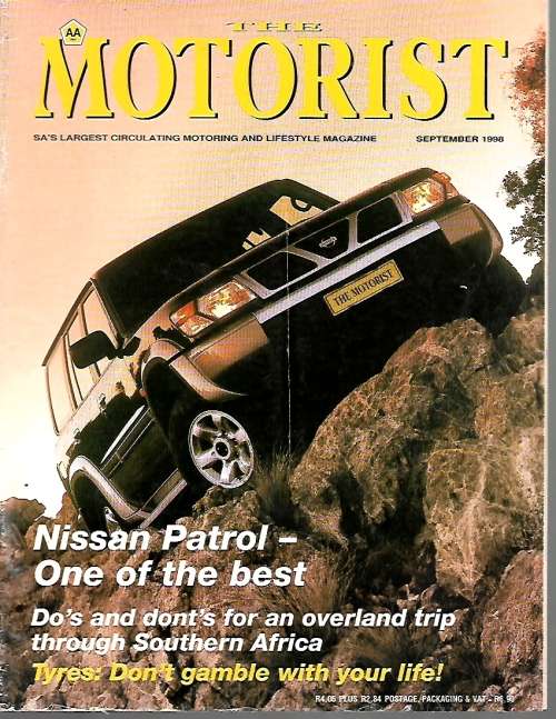 AA RSA-THE MOTORIST MAGAZINE-SEP 1998-AS PER SCAN-VERY GOOD CONDITION