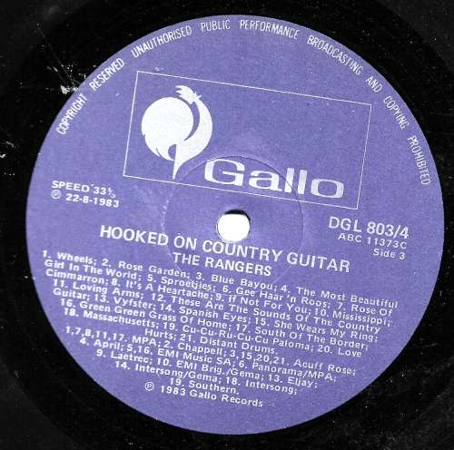 Dan Hill (10), Kevin Kruger-the rangers-2 × Vinyl, LP, Album