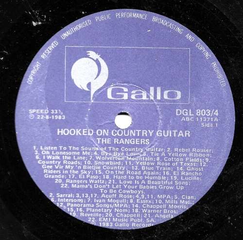 Dan Hill (10), Kevin Kruger-the rangers-2 × Vinyl, LP, Album