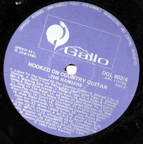 Dan Hill (10), Kevin Kruger-the rangers-2 × Vinyl, LP, Album