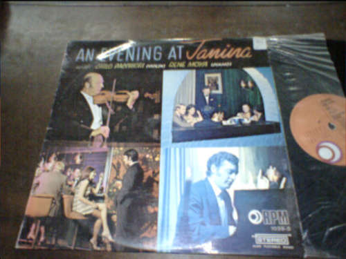AN EVENING AT JANINA WITH CARLO PACCHIORI-LP/vinyl