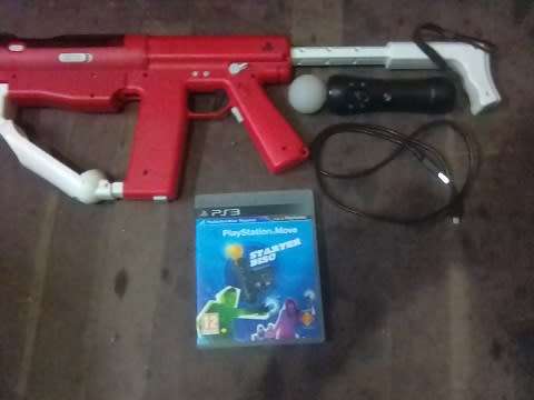 LATE ENTRY!!!-PS3 - Official Playstation Move Navigation 1xController+gun+starter disc +cables