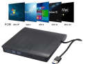 Mobile External USB 3.0 CD DVD-RW Burner DVD Writer Drive Plug And Play For Laptop / Desktop PC