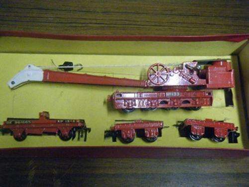 HORNBY DUBLO-BREAKDOWN CRANE-MADE IN ENGLAND-MECCANO LTD-HO SCALE-IN VERY GOOD CONDITION WITH BOX