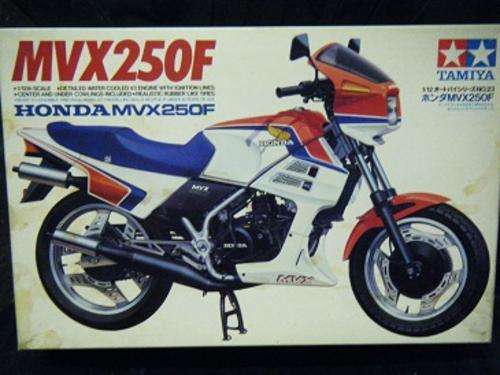 HONDA MVX250F-TAMIYA-BOX A LITTLE WATER DAMAGE-PARTS SEALED-1:12 SCALE