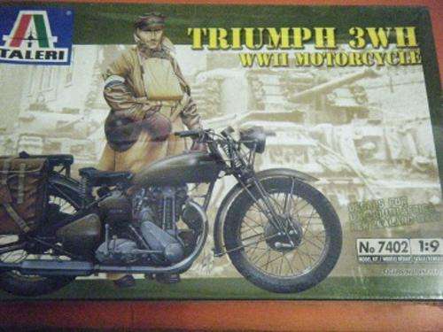 TRIUMPH 3WH-WWII MOTORCYCLE-BY ITALERI-1:9 SCALE