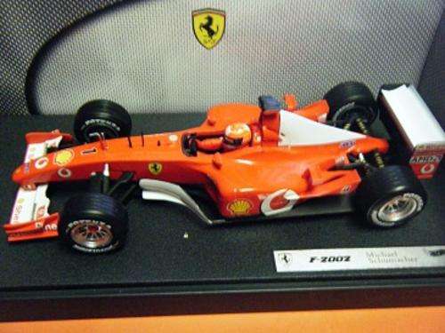 F 2002 FERRARI-MICHAEL SHUMACHER-1:18 SCALE BY HOTWHEELS-MINT AND BOXED-CHEAPEST IN S.A-