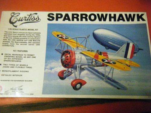 REDUCED TO GO!!!!CURTISS SPARROWHAWK-1:32 SCALE-BY WILLIAMS BROS INC