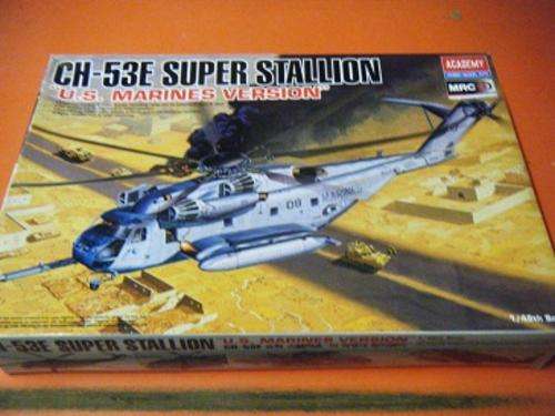 CH-53E-SUPER STALLION-U.S.MARINE VERSION-BY ACADEMY MODELS-1:48 SCALE