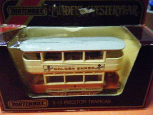 y-15 preston tramcar-by matchbox-1:87 scale-with box