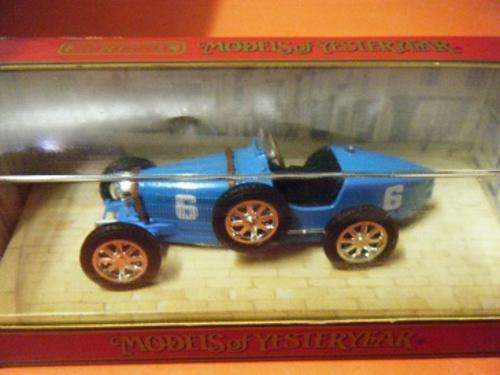 y-11 bugatti type 35-by matchbox-models of yesteryear-with box-1:43 scale