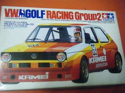 V.W.GOLF-RACING GROUP2-BY TAMIYA-1:24 SCALE-COMPLETE KIT