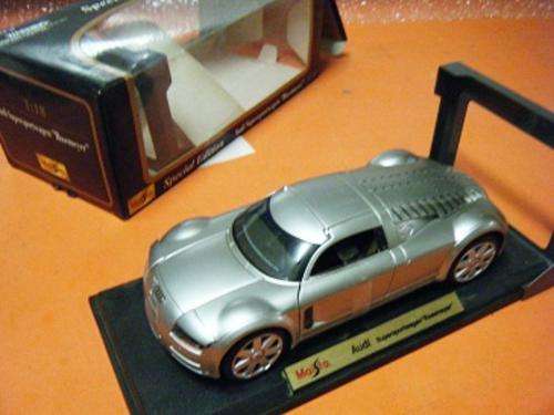 AUDI SUPERSPORTWAGEN ''ROSEMEYER'' DOES HAVE MARKS ON NOSE-BY MAISTO-1:18SCALE-WITH BOX