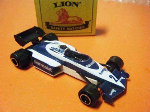 F1 BRABHAM-1984-MADE IN FRANCE-BY MAJORETTE-1:55 SCALE-NO BOX