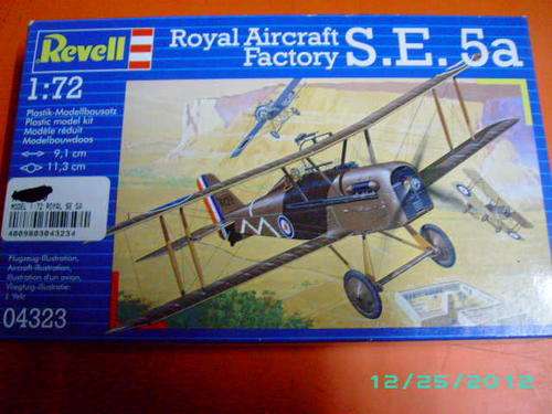 ROYAL AIRCRAFT FACTORY S.E.5A-REVELL-1:72 SCALE