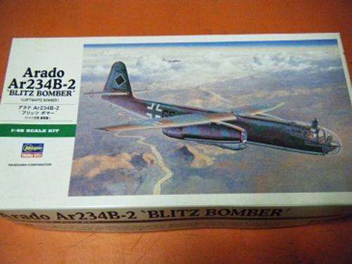 SALE!!!!ARADO AR234B-2''BLITZ BOMBER''-''LUFTWAFFE BOMBER'-HASEGAWA'-1:48 SCALE