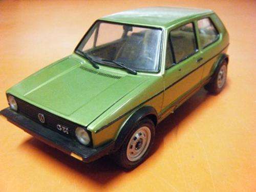 VERY BEAUTIFULLY BUILT GOLF GTI-1:24 SCALE-THIS MODELER KNOWS HIS STORY