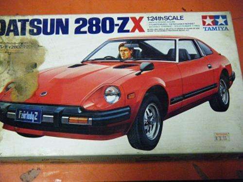 DATSUN 280-ZX-TAMIYA-1:24 SCALE-COMPLETE KIT-WITH MOTOR-BOX HAS SOME WATER DAMAGE -KIT IS FINE