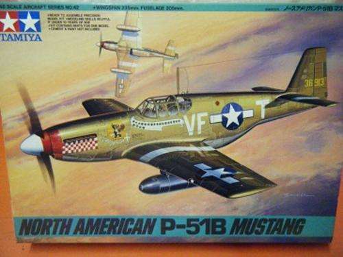 NORTH AMERICAN P-51B MUSTANG-BY TAMIYA-1:48 SCALE