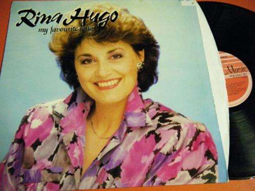 RINA HUGO-MY FAVOURITE SONGS LP-COVER HAVE LIGHT RING WEAR AT BACK-VINYL IN EXCELLENT CONDITION