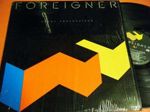 SALE 50% OFF--FOREIGNER-AGENT PROVOCATEUR-COVER AND VINYL IN EXCELLENT CONDITION