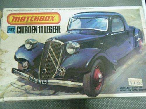 matchbox citroen 11 legere-1/32 scale--please refer to the pictures--model sold as is