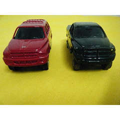 2 DODGE'S-NO BOXES-SEE PICS-THE BLACK DODGE HAS SCRATCH MARKS AND CHIP MARKS-SOLD AS IS