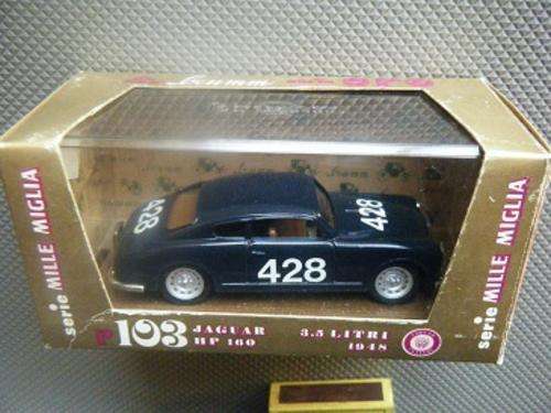 BRUMM-JAGUAR  3.5 LITRE-IN SHOWCASE DISPLAY AND BOX