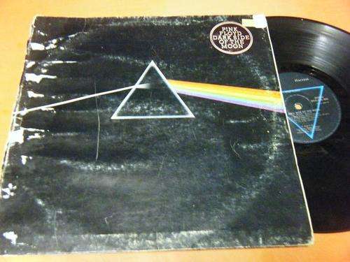 PINK FLOYD-DARK SIDE OF THE MOON-LP-COVER IS FAIR-LP IS G