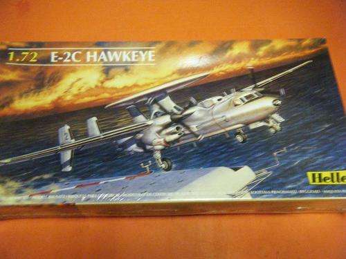 GRUMMAN E-2 HAWKEYE-BY HELLER-1/72 SCALE-COMPLETELY SEALED