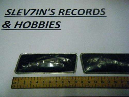 2 JAGUAR SIDE BADGES-DOES HAVE WEAR AND TEAR-AND CRACKS-SOLD AS IS