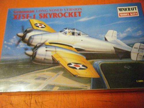 GRUMMAN XF5F-1 SKYROCKET-LONG NOSED VERSION-BY ACADEMY-1/48 SCALE-SEALED
