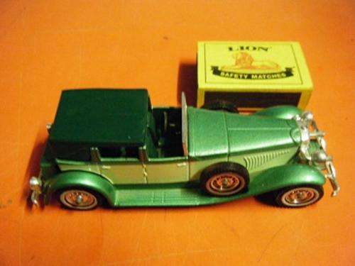 1930 model j duesenberg-matchbox models of yesteryear-LESNEY 1975-sorry no box-1/43 scale