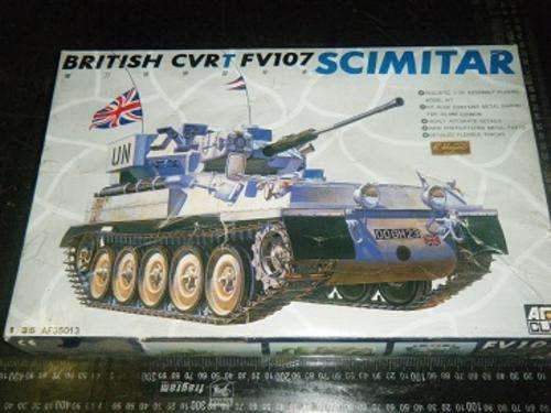 BRITISH CVRT FV107 SCIMITAR-BY ARV CLUB-1/35 SCALE-BOX HAS SOME WEAR-PARTS COMPLETELY SEALED