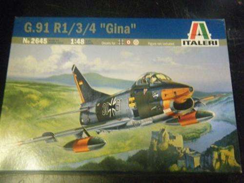 FIAT G.91 R1/3/4  ''GINA''-ITALERI-1/48 SCALE