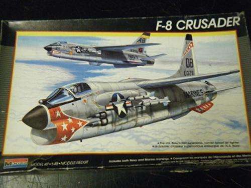 VOUGHT F-8 CRUSADER-MONOGRAM-1/48 SCALE