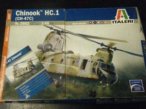 BOEING CHINOOK HC-1 CH-47C-ITALERI-1/48 SCALE-AWESOME KIT