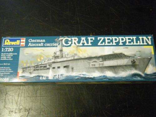 DISCOUNTED!!!!GERMAN AIRCRAFT CARRIER  ''GRAF ZEPPELIN''-REVELL-1/720 SCALE