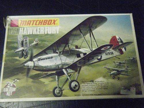 HAWKER FURY-MATCHBOX-1/72 SCALE