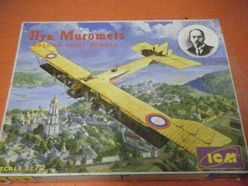 ILYA MUROMETS-sikorsky planes-RUSSIAN HEAVY BOMBER-BET NOW-VERY RARE!!!!1/72 SCALE-BY ICM