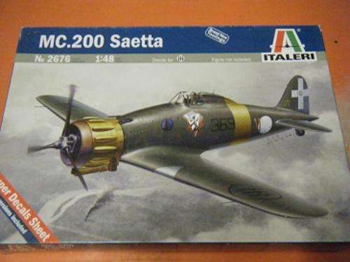 MACCHI MC-200  SAETTA-ITALERI-1/48 SCALE