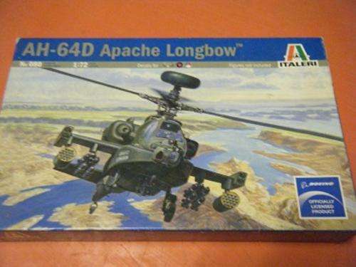 AH-64D APACHE LONGBOW HELICOPTER-ITALERI-1/72 SCALE