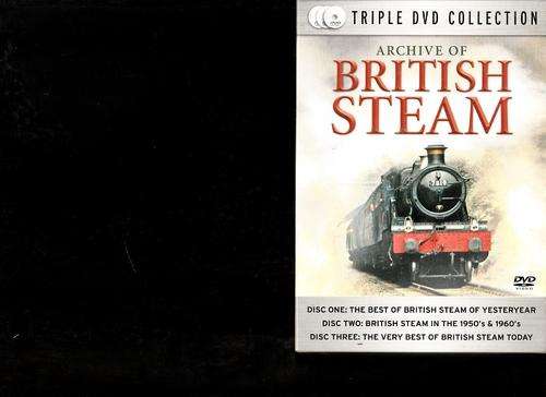 TRIPPLE DVD COLLECTION-ARCHIVE OF BRITISH STEAM-DVD'S