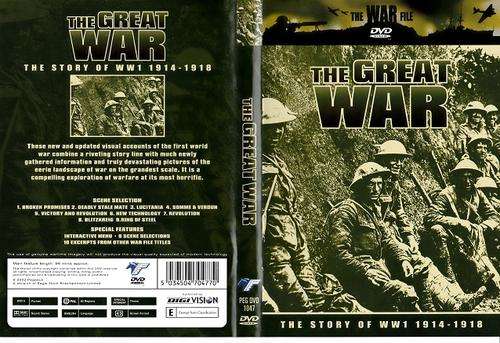 THE GREAT WAR-THE STORY OF WW1 -1914/1918-DVD