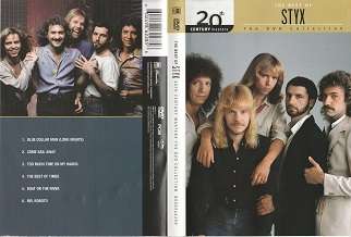 STYX-THE BEST OF-DVD-VG+