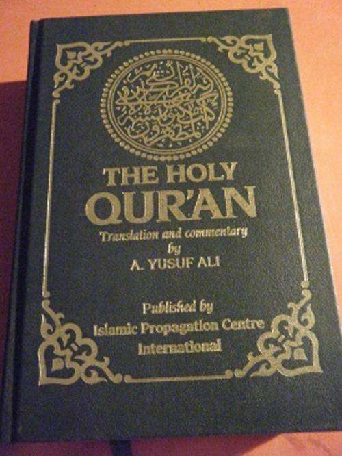 THE HOLY QURAN-TRANSLATION AND COMMENTARY BY A.YUSUF ALI-COPYRIGHTED 1946 BY KHALIL AL-RAWAF
