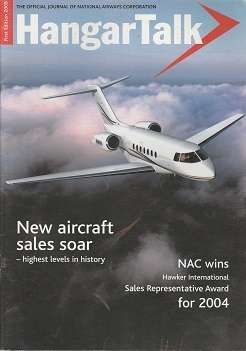 1st  EDITION  2005-HANGAR TALK MAGAZINE-VERY GOOD CONDITION