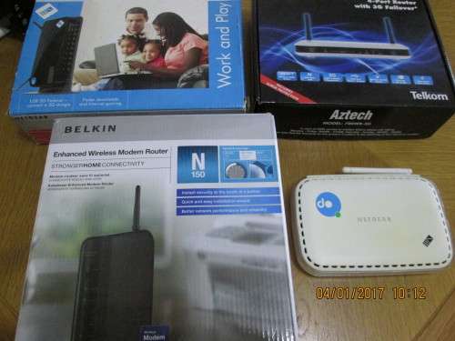 4x  modem bundle!!!! BARGAIN!!!! FREE SHIPPING!!!!