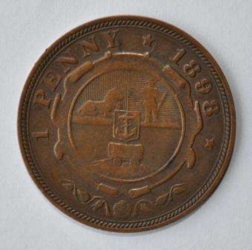 Zuid Afrika Bronze 1898 1 Penny - Paul Kruger